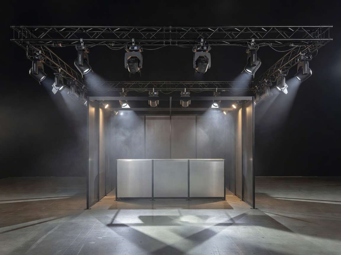 Index Dublin lighting rigs and booth
